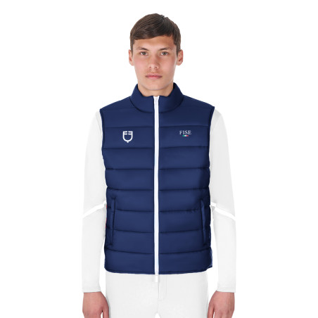 Heren bodywarmer Equestro x FISE slim fit snit