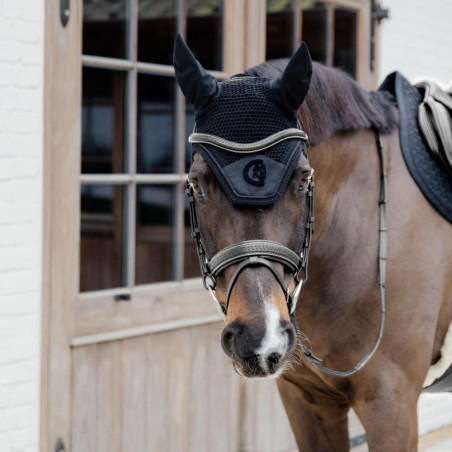 Gevlochten medium neusriem met pull-back Dy'on