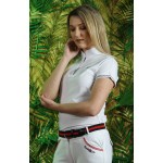 Polo SANTANA dames met korte mouwen Flags & Cup