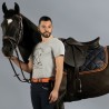Heren-T-shirt ACAPULCO Flags & Cup - Gemêleerd grijs