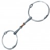 Dubbele gebroken grote ringen ophangtrens Privilege Equitation - Inox / koper