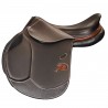 Dubbele zadel Saumur gepersonaliseerd Privilege Equitation - Zwart / rood