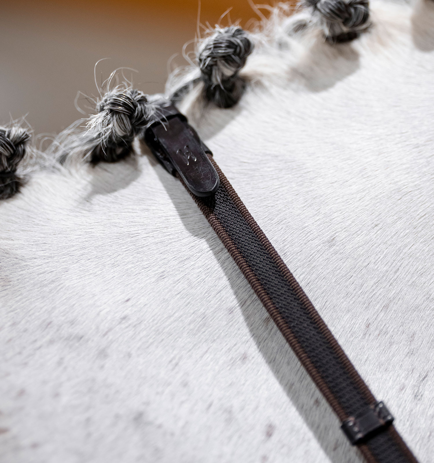 Horseware Continental teugels met rubberen grip Zwart