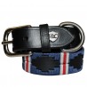 Hundehalsband Flags & Cup CHUKKA - Zwart / blauw / wit / rood