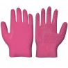 Rubberen poetshandschoen Kris - Roze