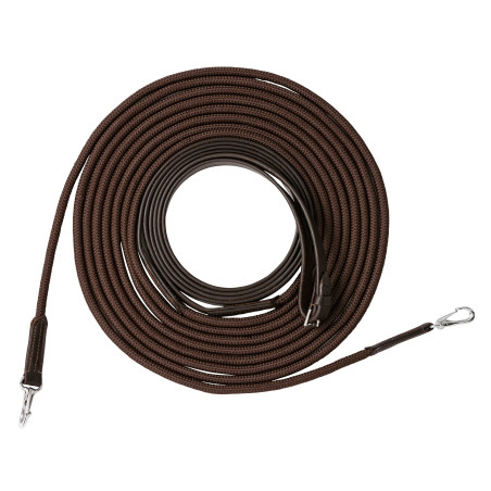 Lange teugels Riding World leer / touw