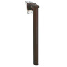 Opvouwbare ronde zadelhouder Hippotonic - Zwart