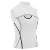Polo Equithème Puebla zonder mouwen - Marine / grijs