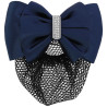Netstof haarclip Equithème Strass - Marineblauw