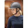 Equithème Glint Mat Helm - Mat zwart / roze
