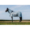 Rijshirt Riding World Belly Mesh Combo - Zwart / wit zebrapatroon