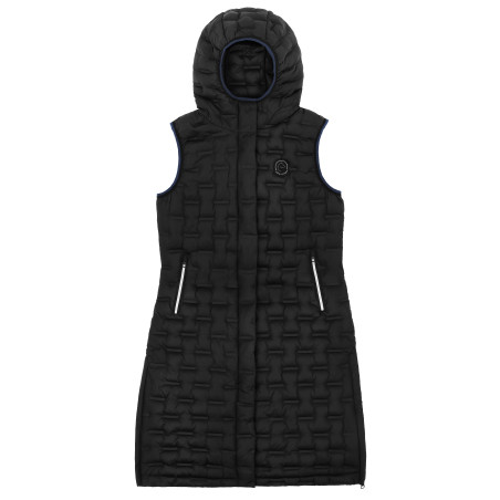 Lange naadloze gewatteerde jas Je t'aime Equithème Navina dames