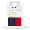 2-pack Smoon slipjes medium flow - Rood / blauw