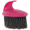 HIPPOTONIC massageborstel met zachte haren - Fuchsia
