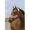 Halster Equithème Nylon Schapenvacht - Bordeaux / wit