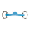 Metalen knevelbit Metalab Flexi halve maan - Blauw