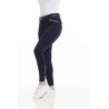 Broek Equithème Kylie siliconenzitvlak - Marineblauw