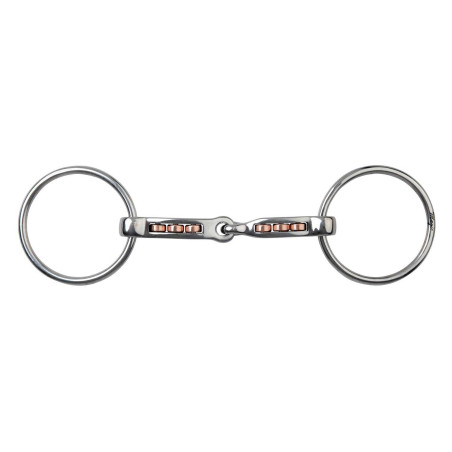 Mors 2 ringen Metalab Magic System met horizontale rolletjes koper