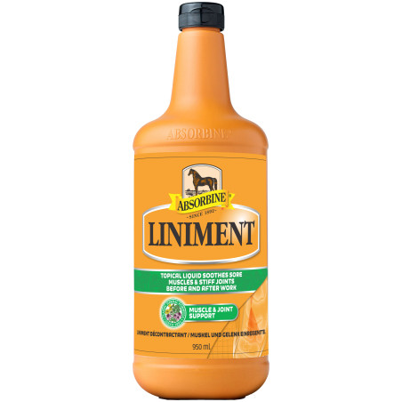 Vloeibare liniment Absorbine