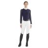 Wedstrijdpolo Rita Ego7 lange mouwen dames - Wit
