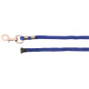 Halstertouw Equithème Soft rose gold - Blauw