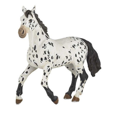 Zwarte Appaloosa-figuur Papo