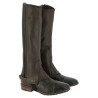 Mini-chaps Equithème leer - Bruin