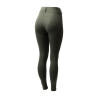 Winterlegging dames met volledige grip Horze Dea - Groene scarabee