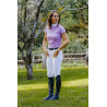 Wedstrijdpolo Equithème Suzanne dames - Mauve