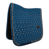 Zadelpad Velvet Horse Printing Dressuur Kentucky - Marine