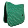 Zadelpad Velvet Horse Printing Dressuur Kentucky - Groen