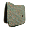 Dressuurzadeldek Velvet Pied-de-Poule Kentucky - Donkergroen / kleurrijk