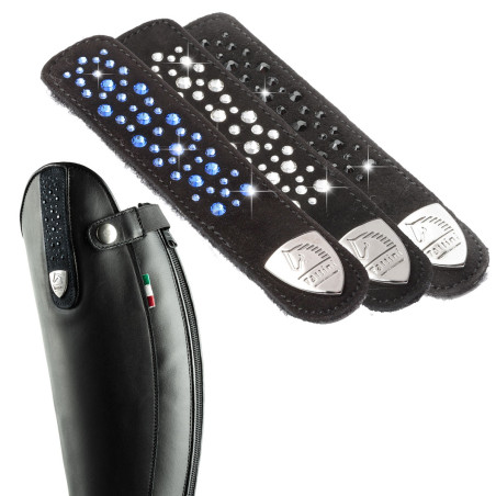 Verwisselbare suèderiemen met onregelmatige strass