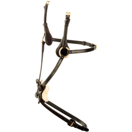 Tattini kruisneusriem met schapenwol