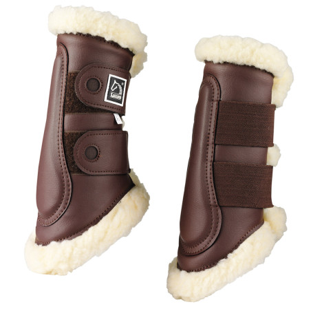 Tattini voorbeen peesbeschermers van lamswol