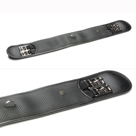 Dressuursingel Daslö met ring en elastieken