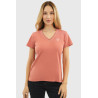 T-shirt Harcour Berenice dames - Roze dageraad