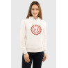 Sweater Harcour Sama dames - Wit