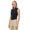 Cordova mouwloze polo voor dames van Tommy Hilfiger Equestrian - Woestijnlucht