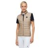 Dames gewatteerde mouwloze bodywarmer Tommy Hilfiger Equestrian Serano - Beige