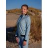 Technische sweater Le Sabotier Lucette dames - Gletsjerblauw