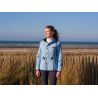 Waterafstotende technische parka Le Sabotier Huguette dames - Gletsjerblauw