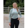 Dames poloshirt met lange mouwen Le Sabotier Ysance - Munt