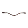 Frontal HKM Amour - Bruin / bruin / taupe / champagne
