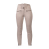 HKM Pearl City damesrijbroek met fullseat van siliconen - Beige