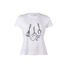 T-shirt HKM Elements dames met korte mouwen - Wit