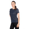 T-shirt HKM Sporty Mesh dames met korte mouwen - Diepblauw