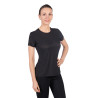 T-shirt HKM Sporty Mesh dames met korte mouwen - Zwart