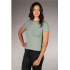 T-shirt Lauria Garrelli Limone met korte mouwen voor dames - Salie
