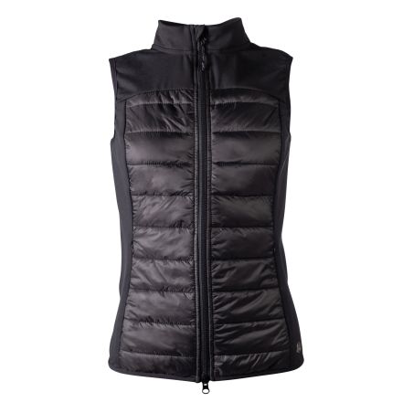 Mouwloos HKM-vest in jersey/nylon Basel II Style dames